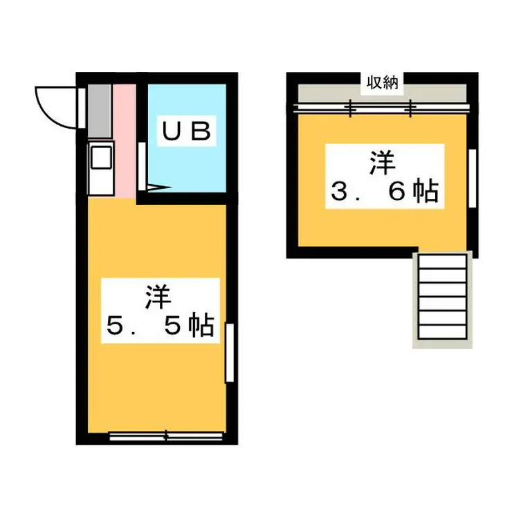 パンシオン新川崎NO.1 2階階 間取り