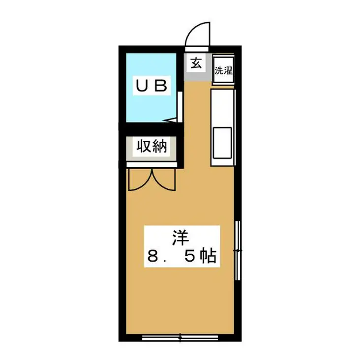 エステートピア石塚コーポ 2階階 間取り