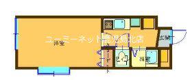 ツールド新照院(1K/5階)の間取り写真