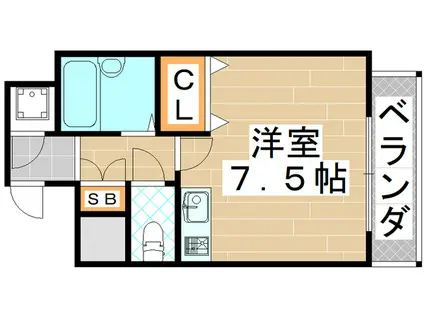 DS大宮(ワンルーム/8階)の間取り写真