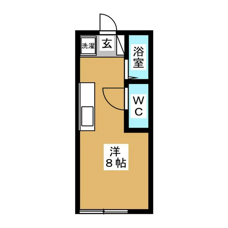 カロハイム 1階階 間取り