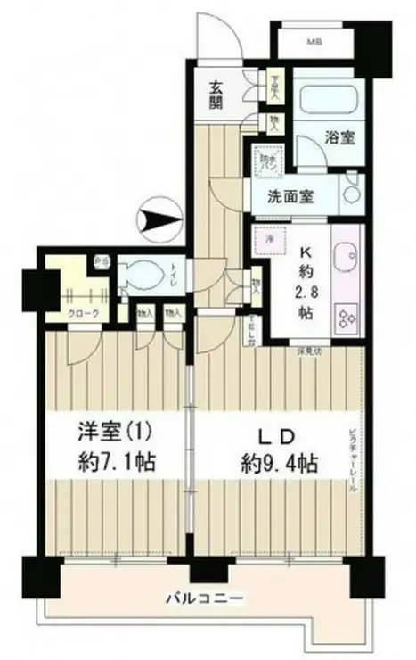 ラフィーネ阿佐谷 2階階 間取り