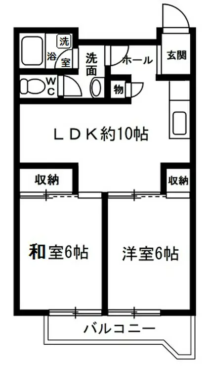 第二原嶋ビル 5階階 間取り