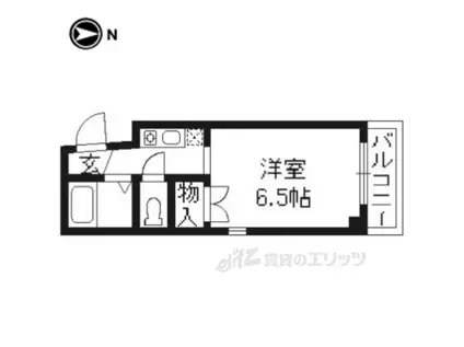 PASTRALEDENONE(1K/3階)の間取り写真