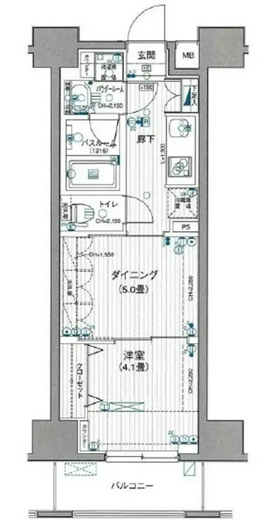 日神デュオステージ浅草三筋 3階階 間取り