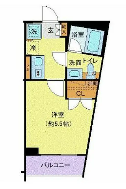 プレール・ドゥーク中野富士見町II 3階階 間取り