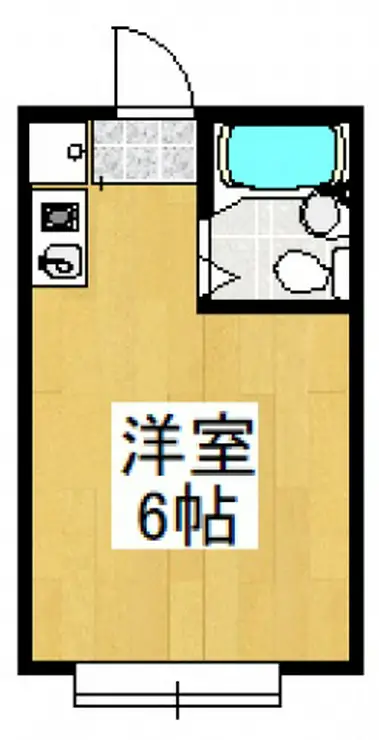 アルカディア調布 1階階 間取り