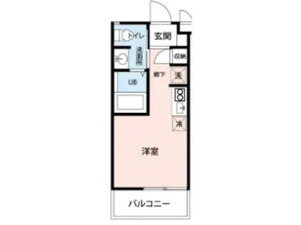 レガーロ鳳東町(ワンルーム/3階)の間取り写真