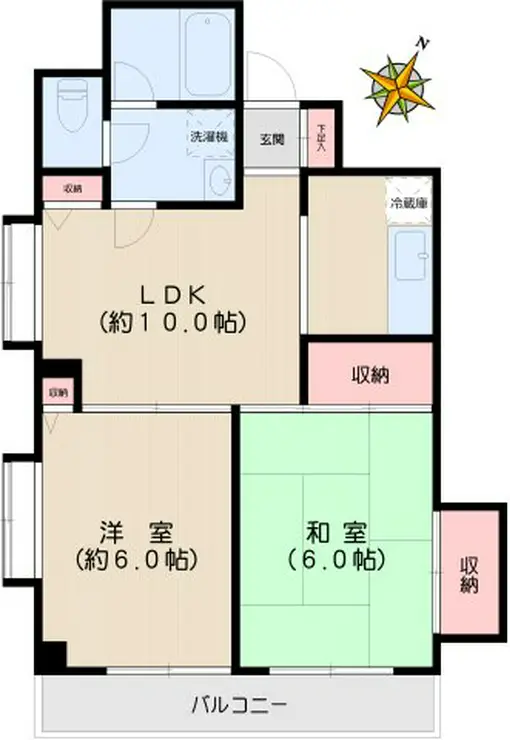 グリーンヒル文京 7階階 間取り