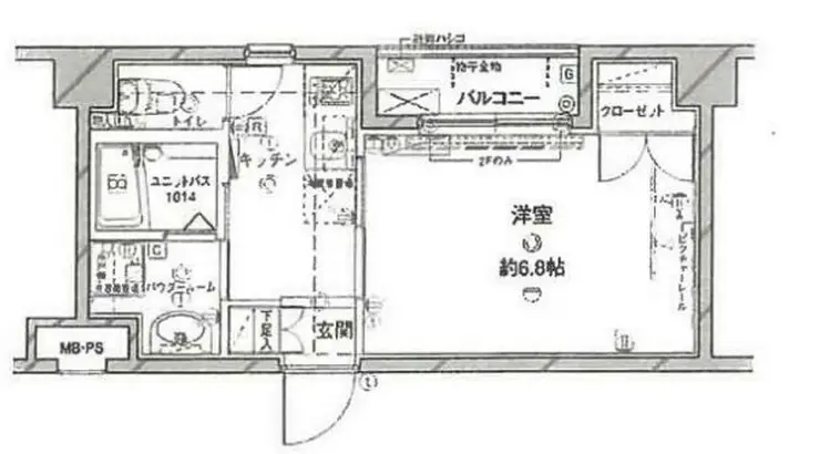 ステージファースト常盤台 3階階 間取り