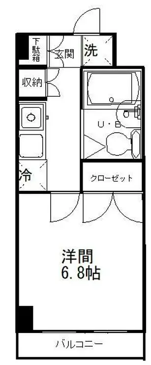 ホワイト・リヴィエール 3階階 間取り