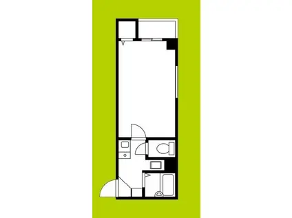 エムズビレッジ(1K/4階)の間取り写真