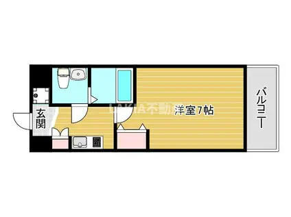 WILLDO九条南(1K/3階)の間取り写真