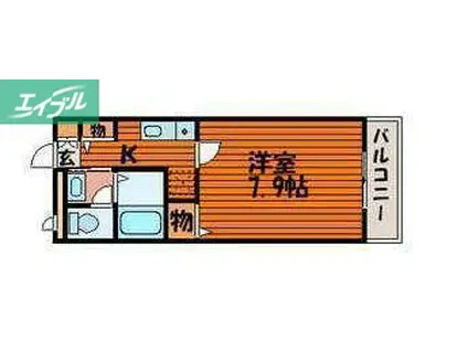 フィネス昭和町I(1K/4階)の間取り写真