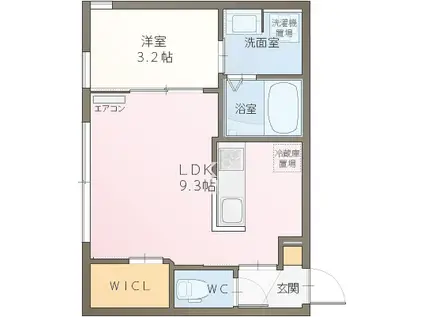 サンフェリーチェ(1LDK/1階)の間取り写真