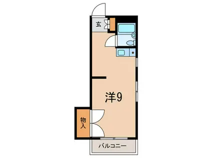 オーキッドコート垂水(ワンルーム/3階)の間取り写真