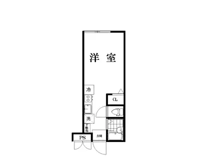 FIORINA(ワンルーム/2階)の間取り写真