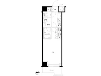 ルーブル横濱矢向(1K/7階)の間取り写真