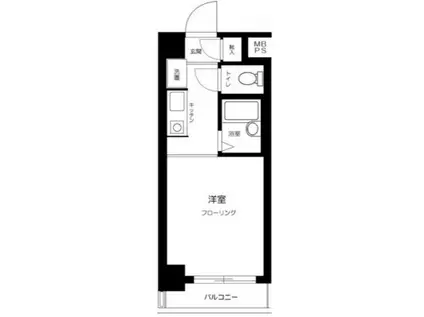 菱和パレス南品川(1K/5階)の間取り写真