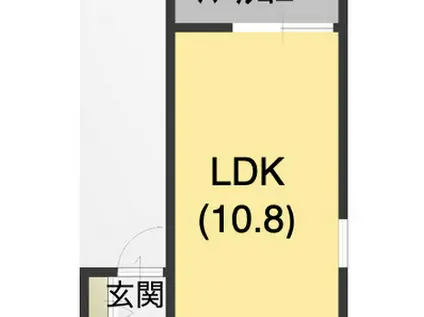 アイMS長町(1LDK/3階)の間取り写真