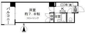 TIARA AOBADAI(1K/6階)の間取り写真