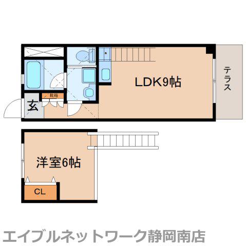 S PALACE7(1LDK/1階)の間取り写真