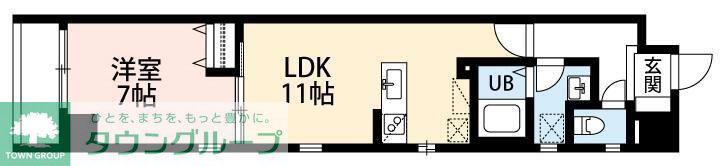 アルヴィータ(1LDK/8階)の間取り写真