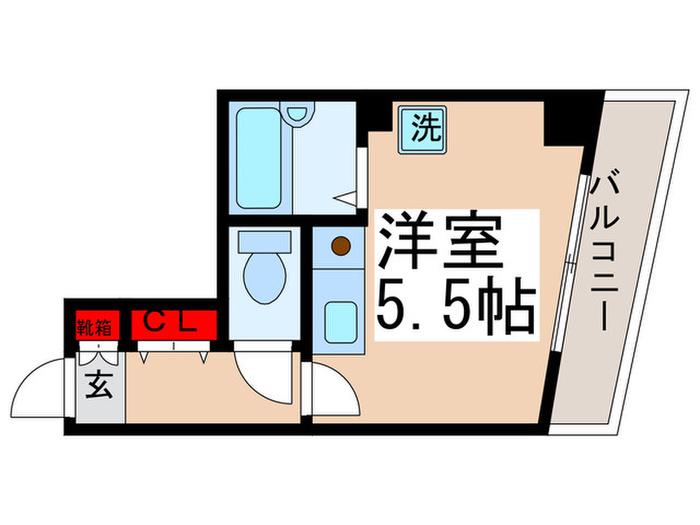 メゾン永和(ワンルーム/3階)の間取り写真