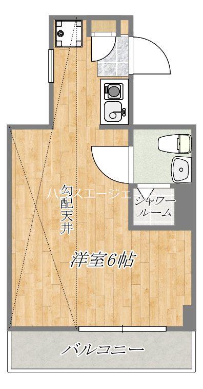プリマベーラ(ワンルーム/9階)の間取り写真
