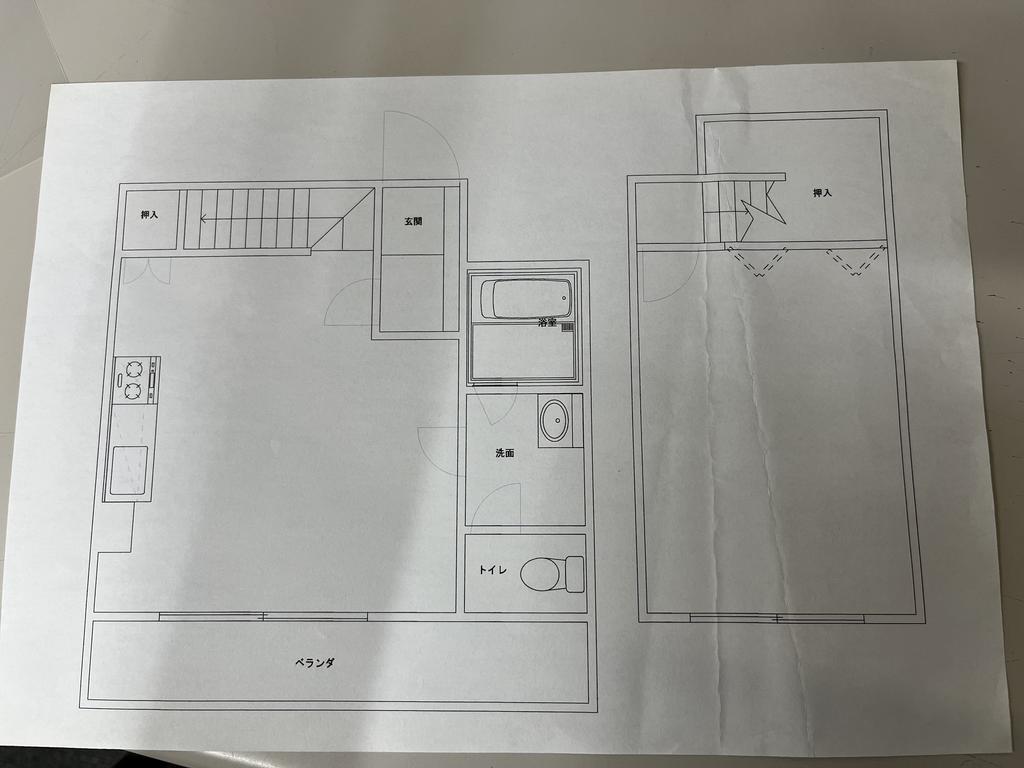 ヒューマン(1LDK/3階)の間取り写真
