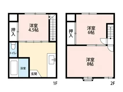 ビーラ・K(3K/1階)の間取り写真