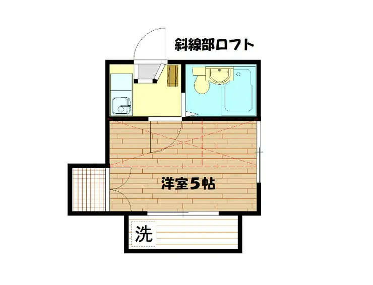 スマイルアパートメント 2階階 間取り