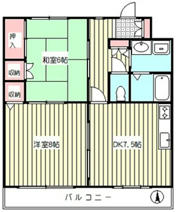パールハウス 1階階 間取り