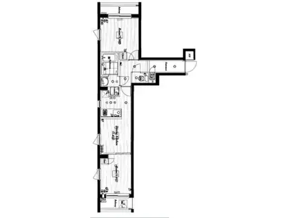 ビバリーホームズ西台III(2DK/1階)の間取り写真