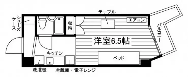 スチューデントプラザ大和 2階階 間取り