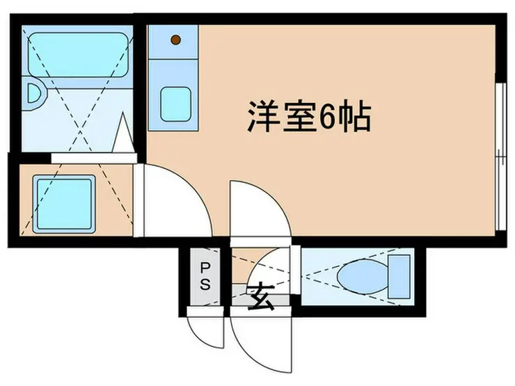 フォンターナ相模大野 2階階 間取り