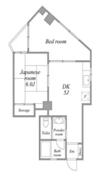 有賀サンハイツ 5階階 間取り