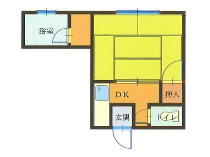 ハイムアドバンス(1K/3階)の間取り写真
