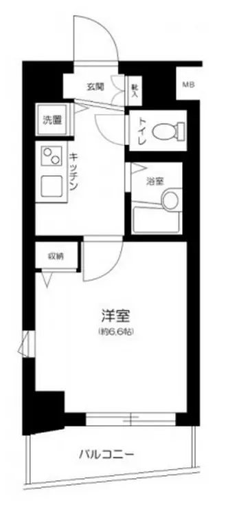 メインステージ南麻布II 2階階 間取り
