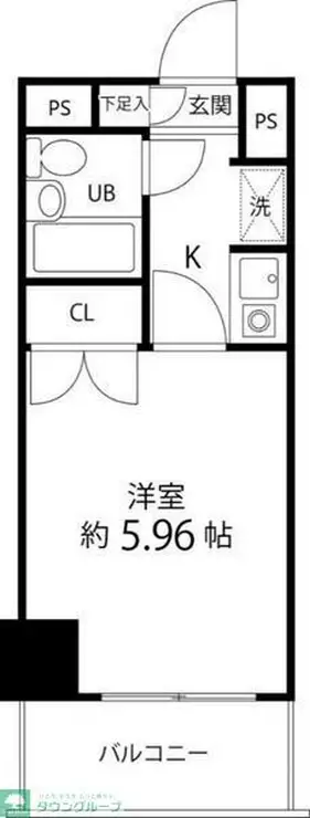 マイルストン東久留米 5階階 間取り