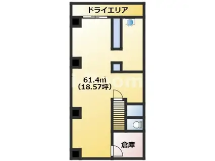 レジデンス西新宿(1K/B1階)の間取り写真