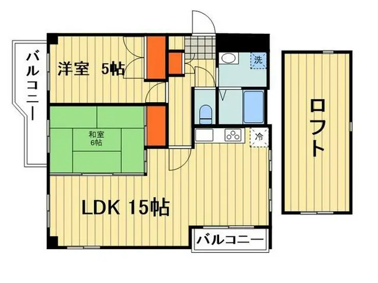 ユッサ浦和 4階階 間取り