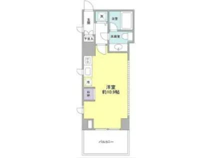 プロスペクト渋谷道玄坂(ワンルーム/2階)の間取り写真