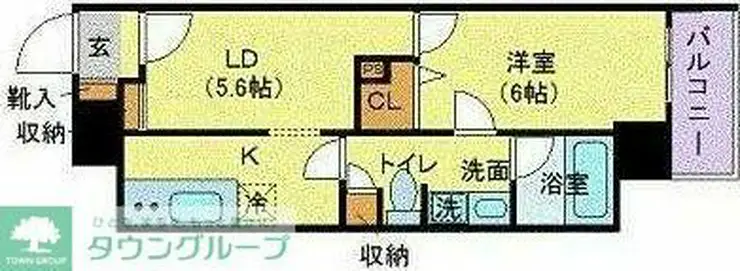 カスタリア蔵前 4階階 間取り
