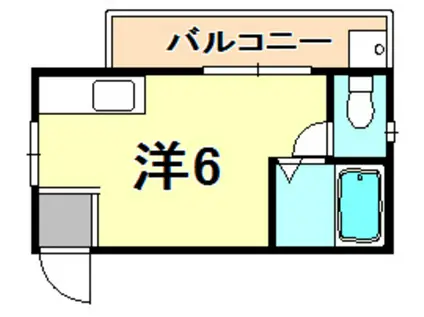 ハイツ順(ワンルーム/2階)の間取り写真