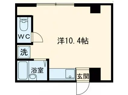 すざくHOUSE(ワンルーム/2階)の間取り写真