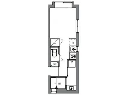FARE駒込II(ワンルーム/4階)の間取り写真