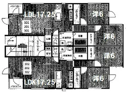 MALIE SAKURAーマーリエ サクラー(2LDK/2階)の間取り写真