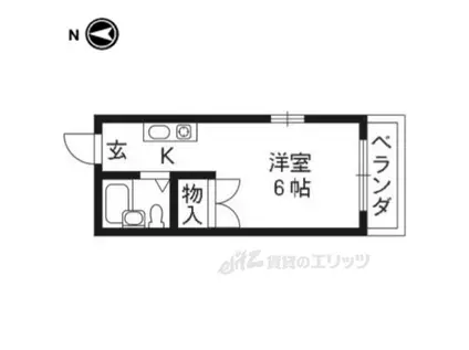 田中マンション(1K/1階)の間取り写真