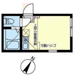 コート・ライズ神大寺(ワンルーム/2階)の間取り写真